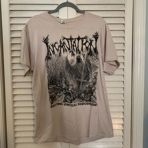 Incantation death metal band shirt
